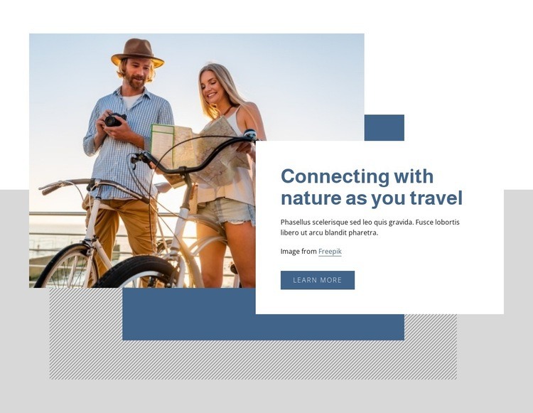 Nature adventures Homepage Design