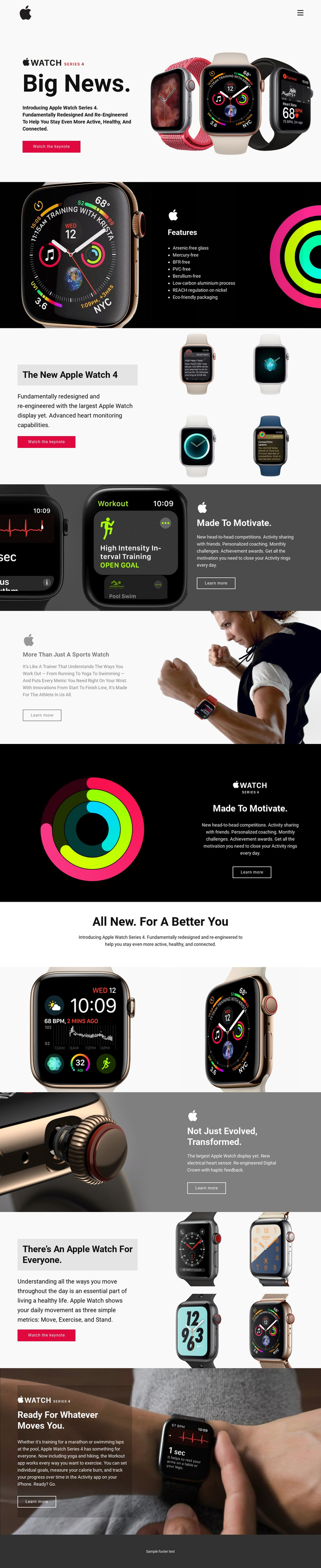 News about technologies HTML5 Template