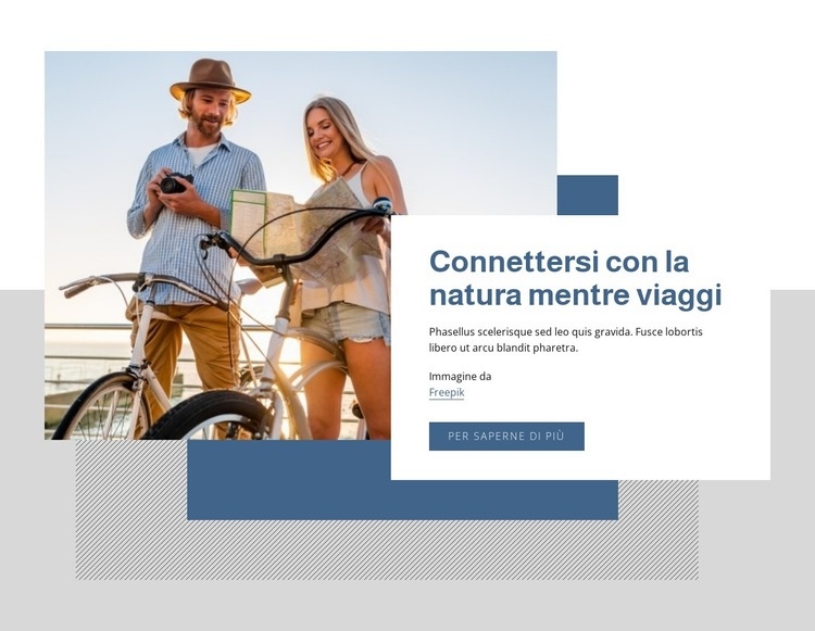 Avventure nella natura Costruttore di siti web HTML