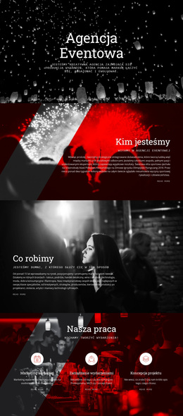 Najbardziej Kreatywny Motyw WordPress Dla Agencja Eventowa