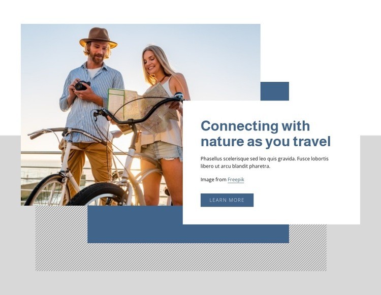 Nature adventures Squarespace Template Alternative