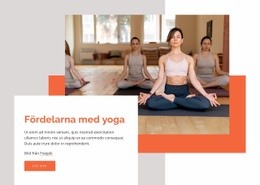 Yoga Förbättrar Flexibiliteten - Nedladdning Av HTML-Mall