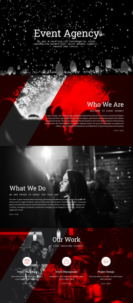 Event Agency Bootstrap 4