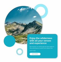 Enjoy The Wilderness - Simple Website Builder
