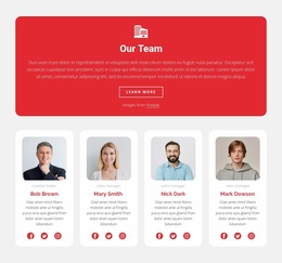 Meet Our Friendly Real Estate Team - Simple Website Template