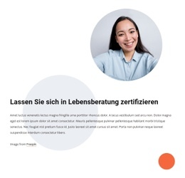 Text Mit Formen Und Bild – Moderne Einseitenvorlage