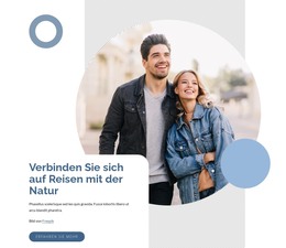 Kreatives Reisebüro – HTML-Website-Layout