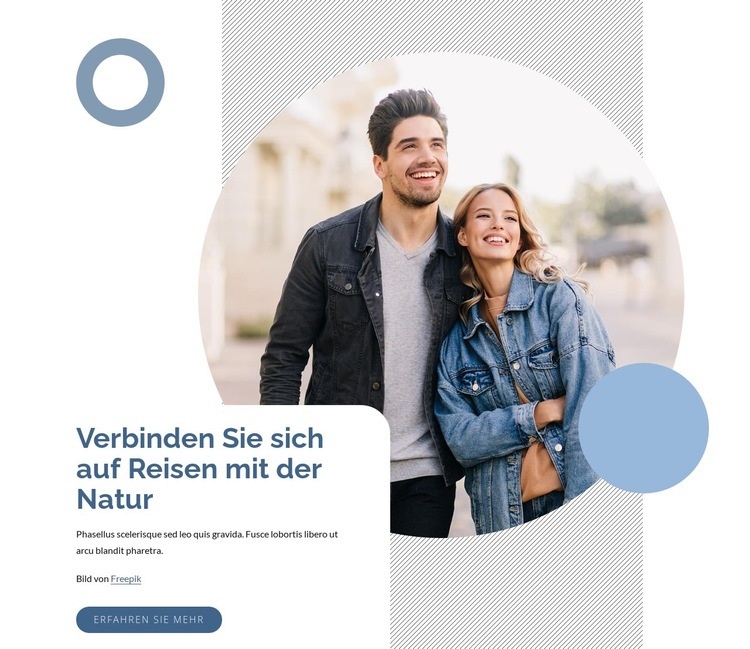 Kreatives Reisebüro Website Builder-Vorlagen