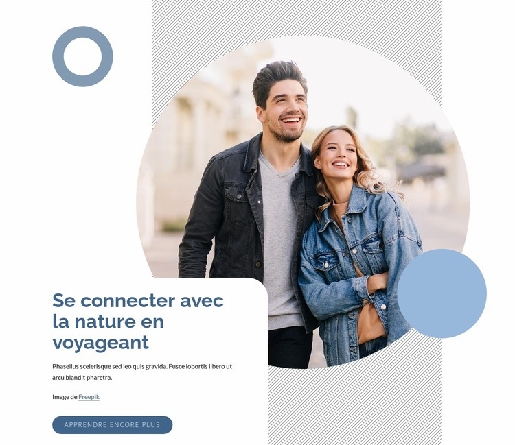 Agence de voyage créative Modèles de constructeur de sites Web