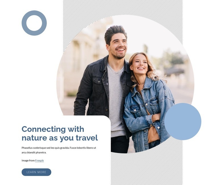 Creative travel agency Homepage Design