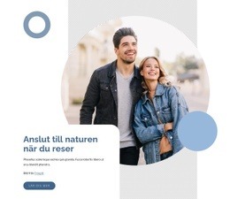 Kreativ Resebyrå - HTML-Webbplatslayout