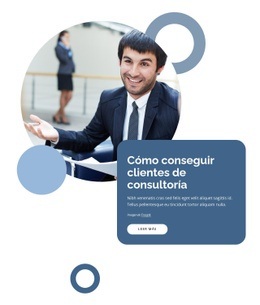 Cómo Conseguir Clientes De Consultoría - HTML Template Builder