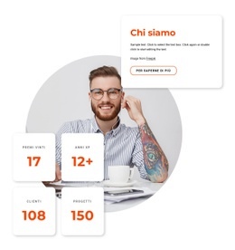 Chi Siamo Blocco - HTML Website Builder