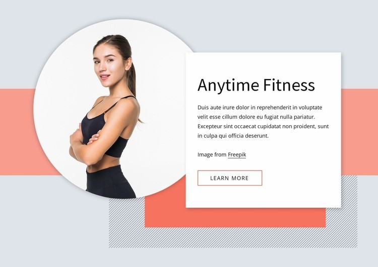 Fitness kihívások Html Weboldal készítő