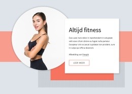 Premium Landingspagina Voor Fitness Uitdagingen