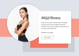 Fitness Uitdagingen - Eenvoudig Te Gebruiken Sjabloon Van Één Pagina