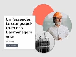 Dienstleistungen Des Baumanagements - Joomla-Vorlage Für Jedes Gerät