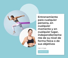 Entrenamientos Para Cualquiera Fitness Wordpress