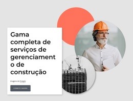 Serviços De Gerenciamento De Construção - Construtor De Sites