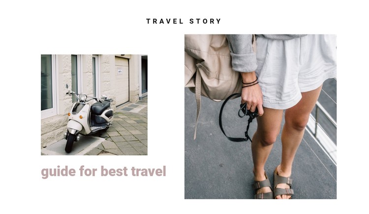 Traveling the streets of italy CSS Template