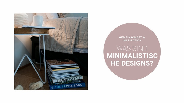Cozy little things in the interior Website design