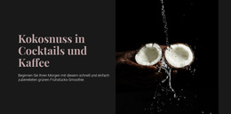 Coconut In Cocktails – Kostenloses WordPress-Theme