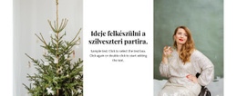 Ideje Az Újévi Partinak - Alap HTML-Sablon