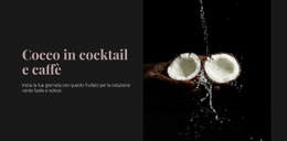 Coconut In Cocktails - Build HTML Website