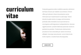 Graphic Designer Resume Modello Di Negozio