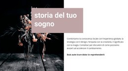Funzionalità Di Layout Per Story About Your Dream