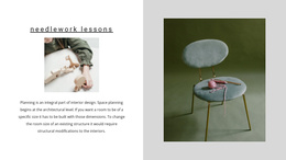 Needlework Lessons - Joomla Theme