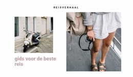 Sjabloondemo Voor Traveling The Streets Of Italy