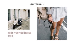 Traveling The Streets Of Italy - Aanpasbare Sjabloon