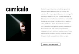 Graphic Designer Resume - Modelo HTML5 De Página Única