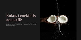 Kokos I Cocktails - Kreativ Mångsidig Webbplatsdesign