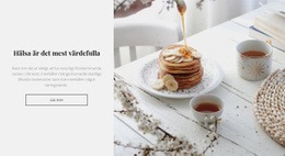 Frukostestetik - Enkel Webbplatsmall