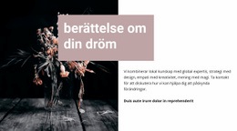 Berättelse Om Din Dröm - WordPress & WooCommerce-Tema