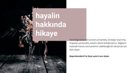 Story About Your Dream - Sayfa Teması