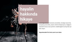 Story About Your Dream - WordPress Ve WooCommerce Teması