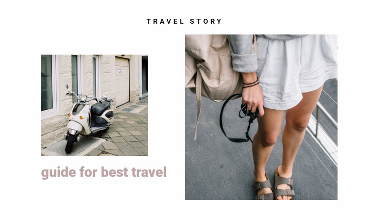 Traveling the streets of italy Website Design