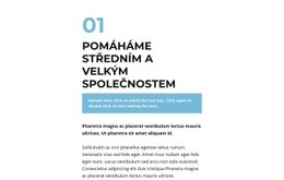 Velká Skupina Textů - Webová Šablona