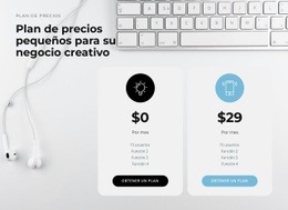 El Precio De Nuestro Producto: Maqueta De Sitio Web Multipropósito