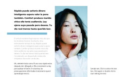 Fotos Y Textos A Los Lados Sitio Web De Comercio Electrónico