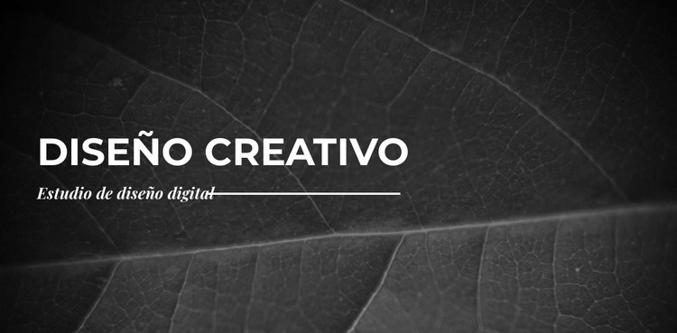Creamos creatividades desde cero Plantilla HTML5