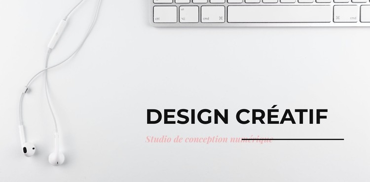Nous créons des designs à partir de rien Modèle CSS