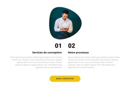 Site Web HTML Pour Deux Vecteurs