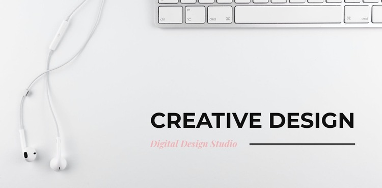 We create designs from scratch HTML Template