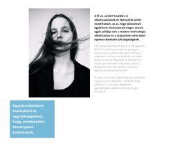 Fekete-Fehér Fotó És Szöveg Sablon