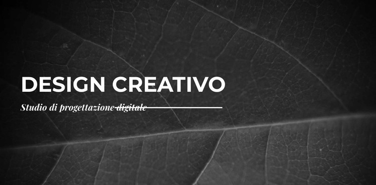 Creiamo creativi da zero Mockup del sito web