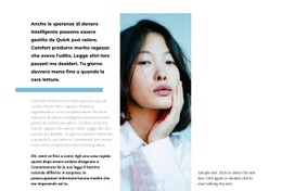 Foto E Testi Ai Lati Sito Web Di E-Commerce